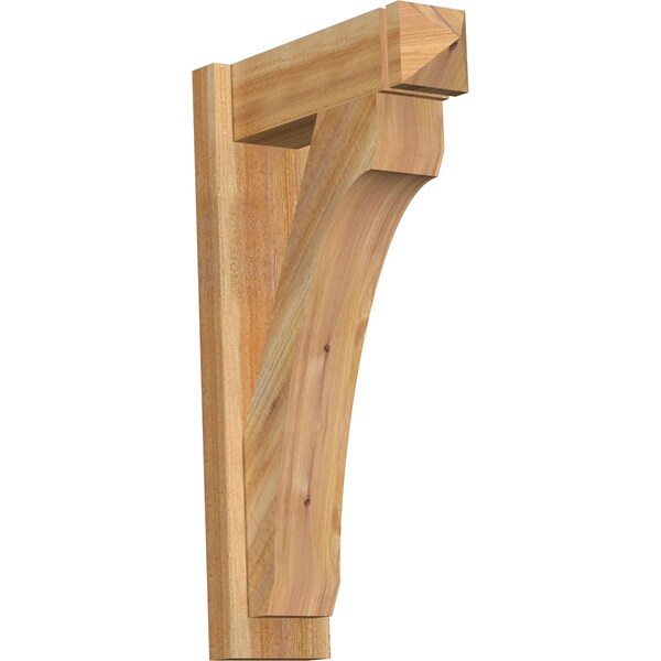Ekena Millwork Legacy Arts & Crafts Rough Sawn Outlooker, Western Red Cedar, 6"W x 18"D x 30"H OUT06X18X30LEC03RWR - main